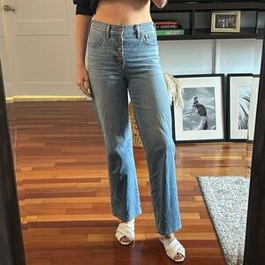 J Crew Wide Leg Jeans